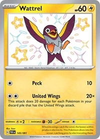 Wattrel -145/091 - Paldean Fates
