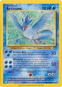 Articuno - 009/034 - Trading Card Collection