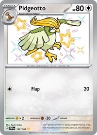 Pidgeotto - 197/091 - Paldean Fates