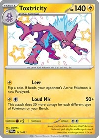 Toxtricity - 141/091 - Paldean Fates