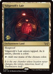 Valgavoth's Lair - Foil - Prerelease Promo