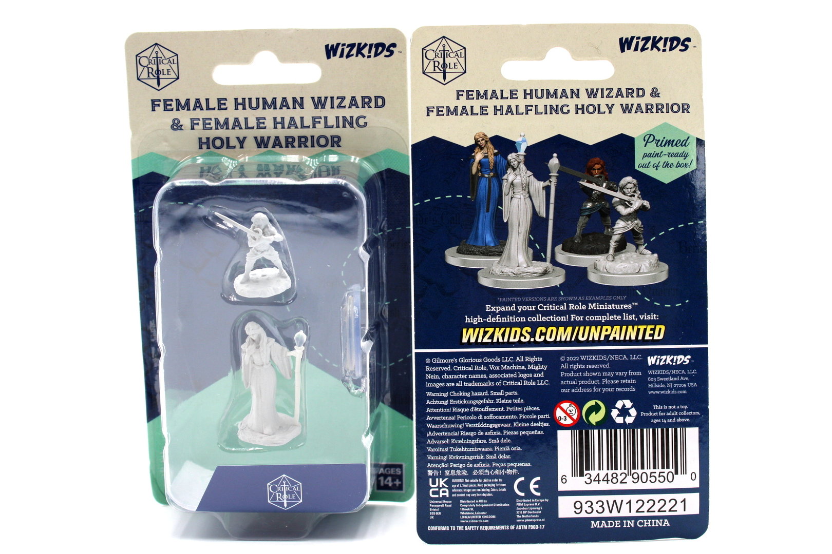 Female Human Wizards & Female Halfling Holy Warrior