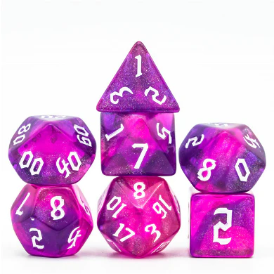 Foam Brain: Gravity Elemental RPG Dice Set