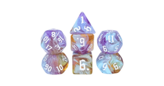 Amethyst Sunset RPG Dice Set