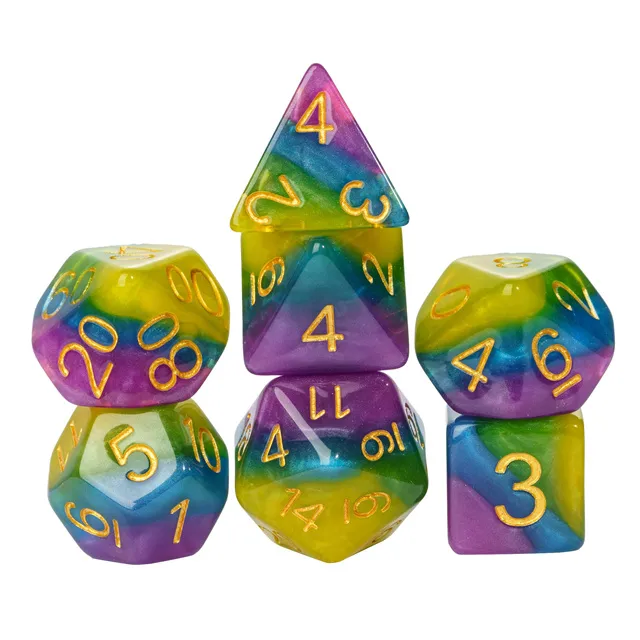 Foam Brain: Rock Candy RPG Dice Set