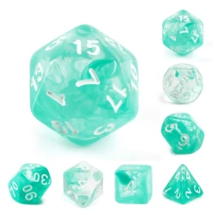 Foam Brain: Lake Teal RPG Dice Set