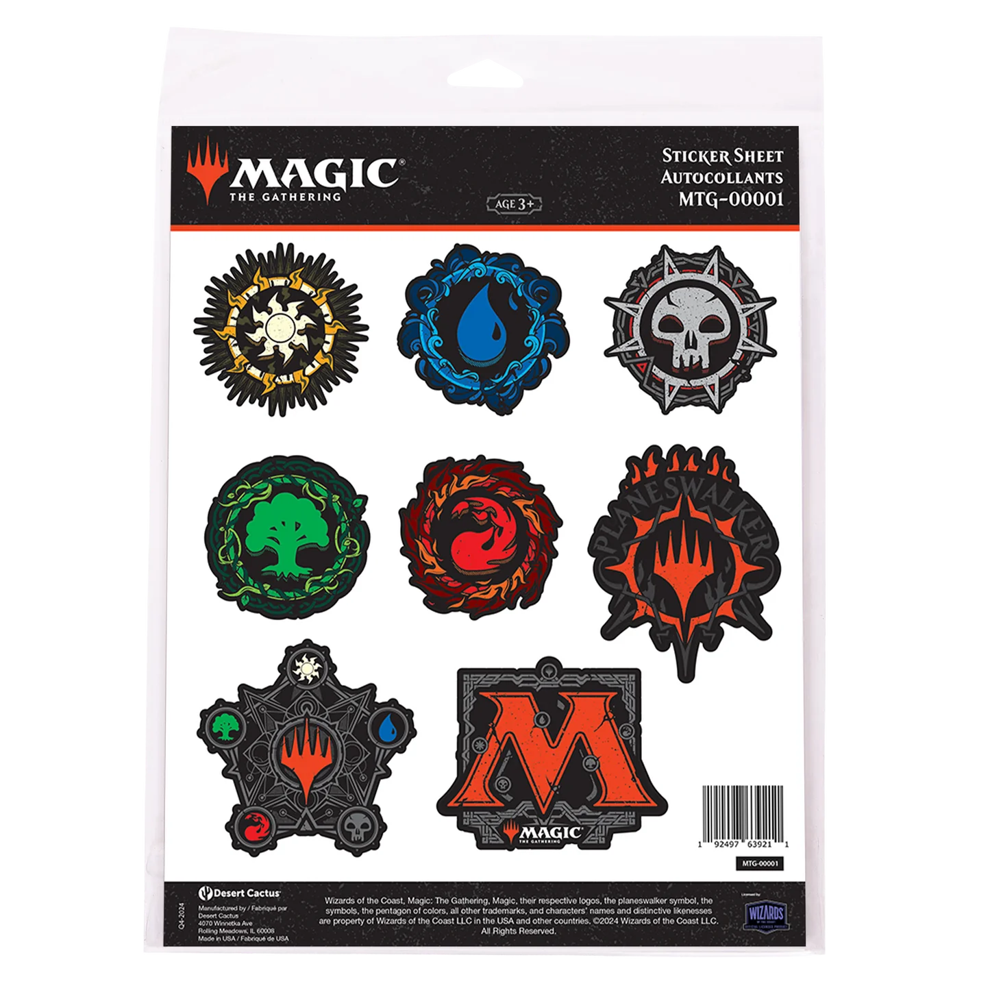 Magic: The Gathering: Sticker Sheet MTG-00001
