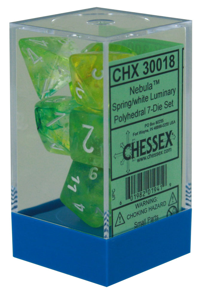 Nebula Spring/white Luminary 7-Die Set CHX 30018
