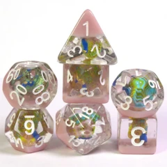 Foam Brain: Peacock RPG Dice Set