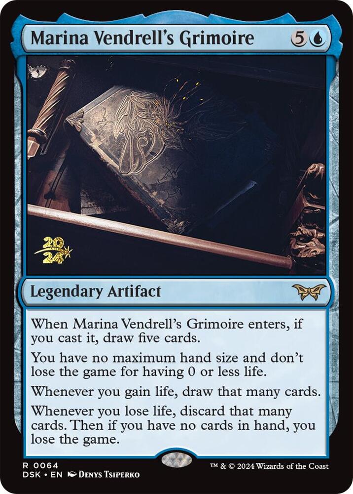 Marina Vendrells Grimoire - Foil - Prerelease Promo
