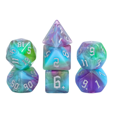Foam Brain Trails RPG Dice Set