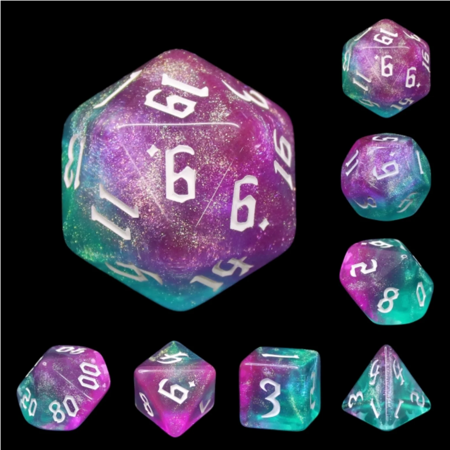 Foam Brain: Magic Wand RPG Dice Set