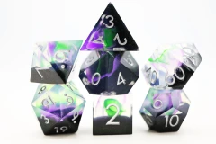 Foam Brain: Sharp Edge Resin - Magic Trick RPG Dice Set