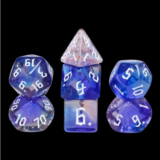 Foam Brain: Glimmer Night RPG Dice Set