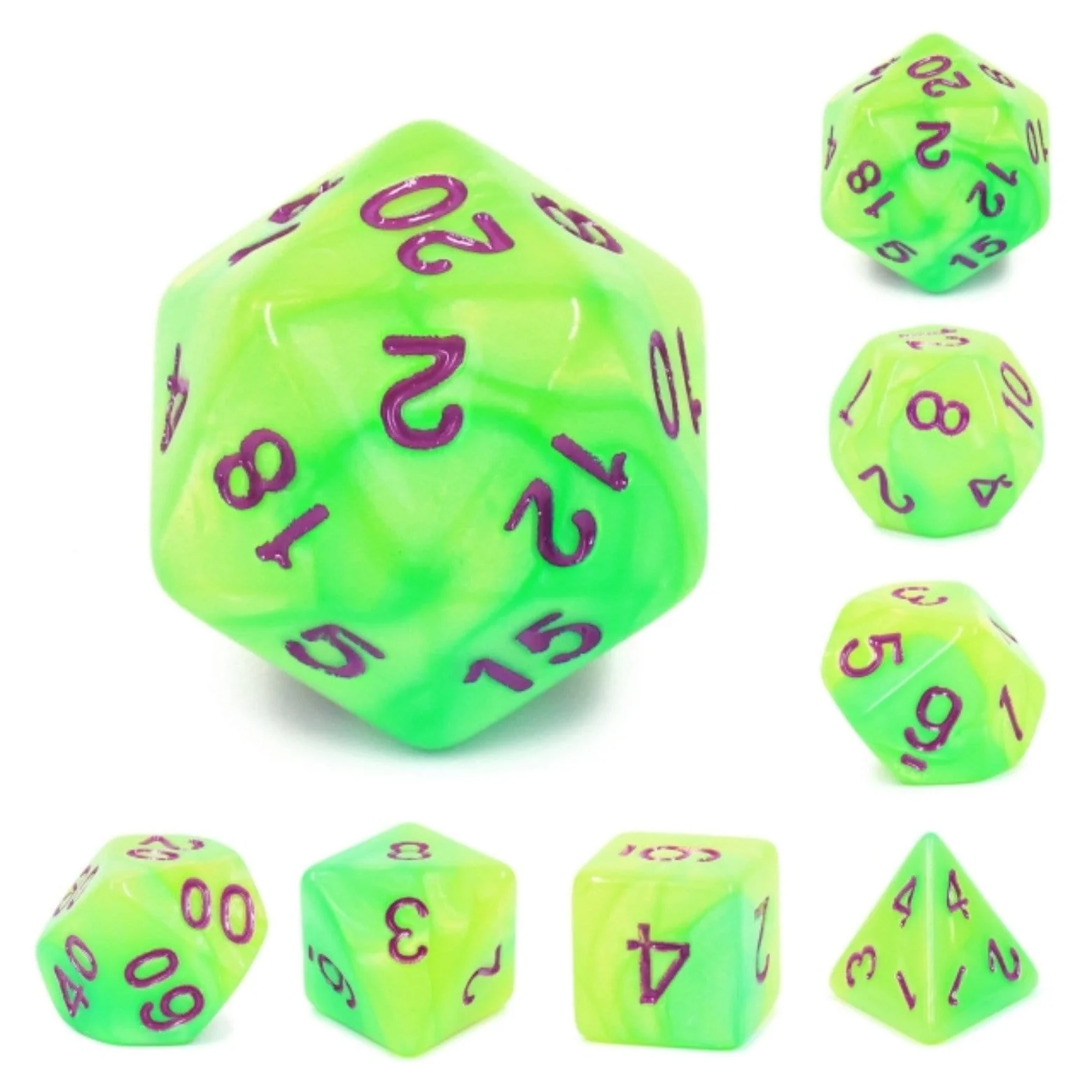 Foam Brain: Monster Snot RPG Dice Set