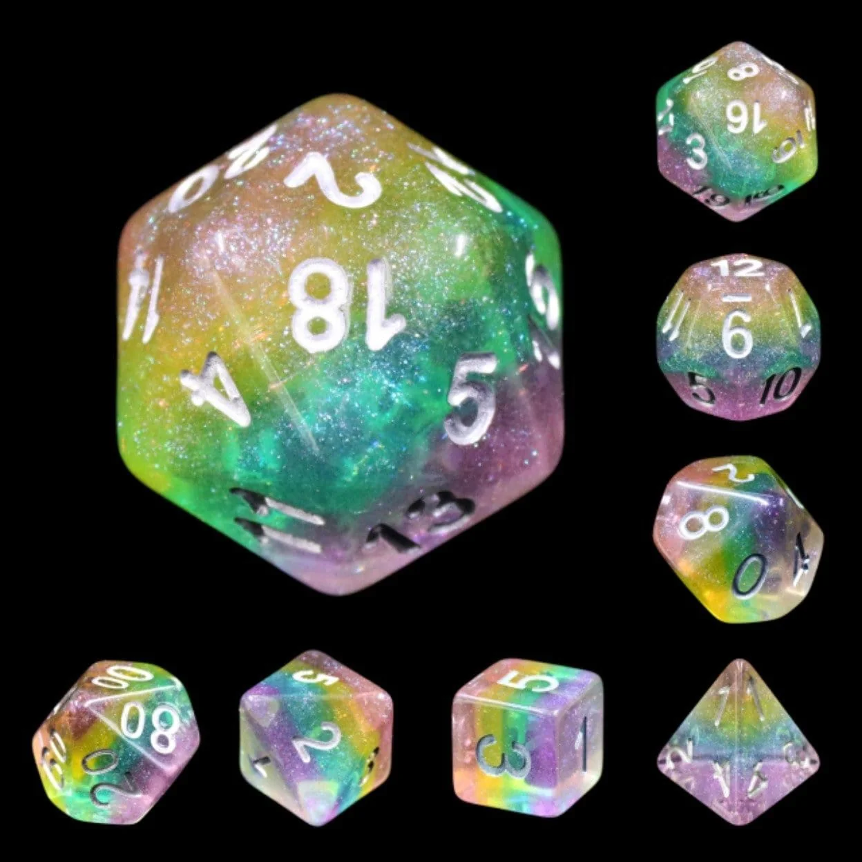 Foam Brain: Fairy Dust RPG Dice Set