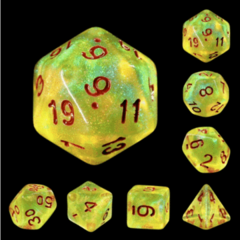 Foam Brain: LimeLight RPG Dice Set
