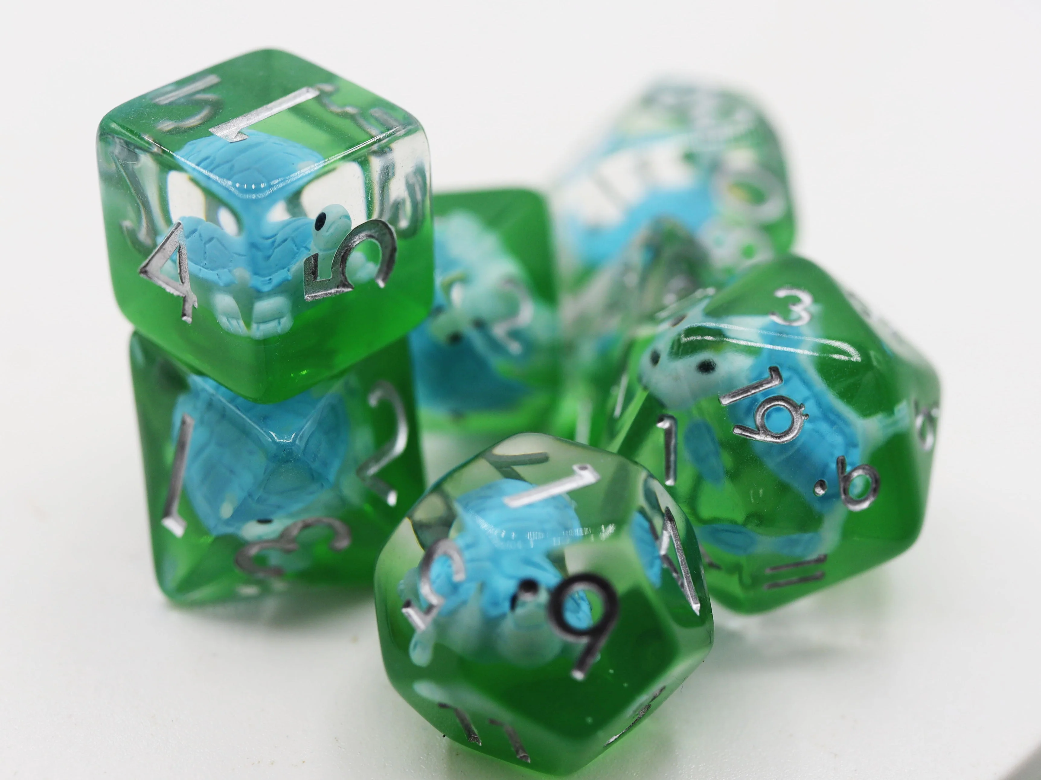 Foam Brain: Splash Turtle RPG Dice Set