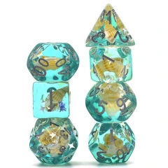 Foam Brain: Green Conch RPG Dice