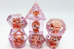 Foam Brain: Bloody Skull RPG Dice Set