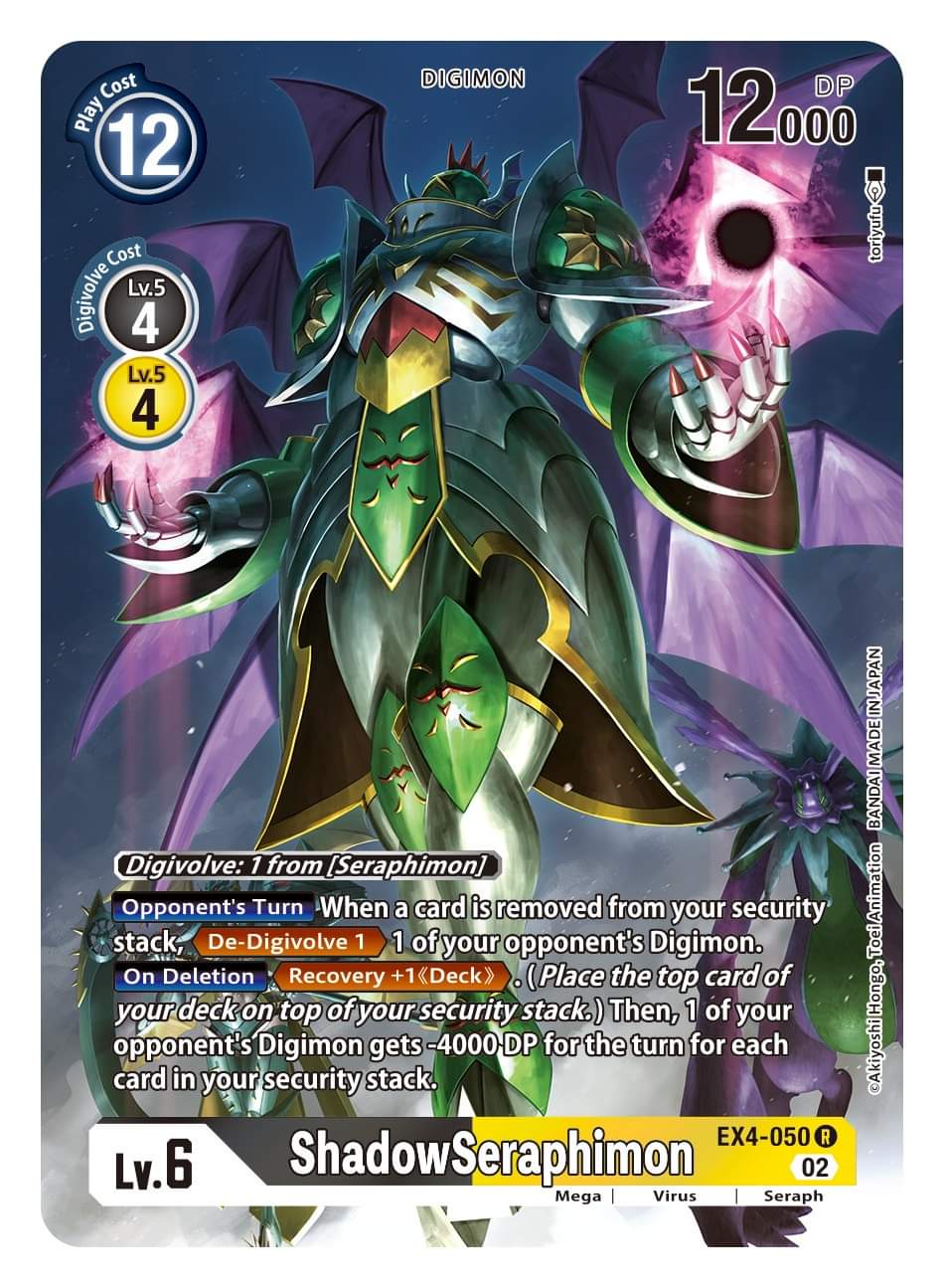 ShadowSeraphimon - EX4-050 - R (Alternate Art) - Foil