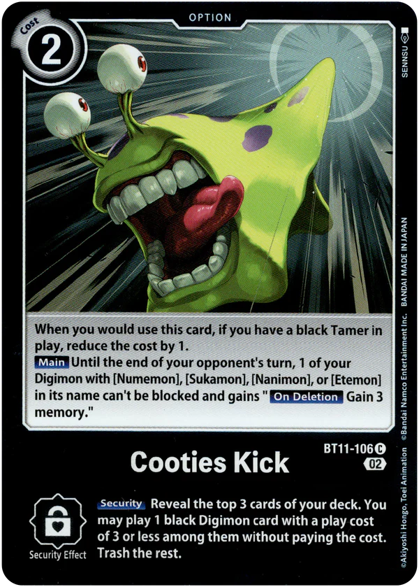 Cooties Kick - BT11-106 - C - Foil