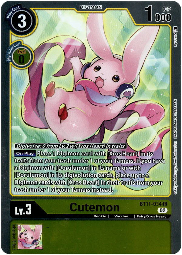 Cutemon - BT11-034 - C - Foil