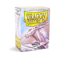 DRAGON SHIELD SLEEVES: MATTE WHITE (BOX OF 100)