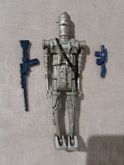 [Loose] 1980 Hong Kong - IG-88 Kenner Empire Strikes Back w/Light Cosmetic Wear (Includes Rifle and Blaster)