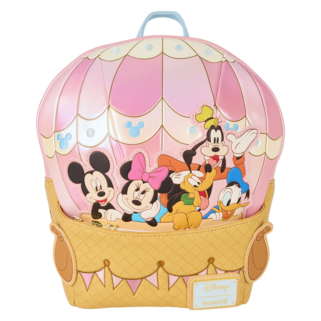 Mickey & Friends Figural Hot Air Balloon Loungefly Mini Backpack