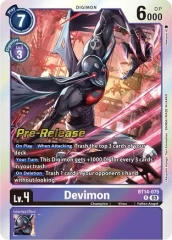 Devimon - BT14-075 - P (Blast Ace Pre-Release Promo) - Foil
