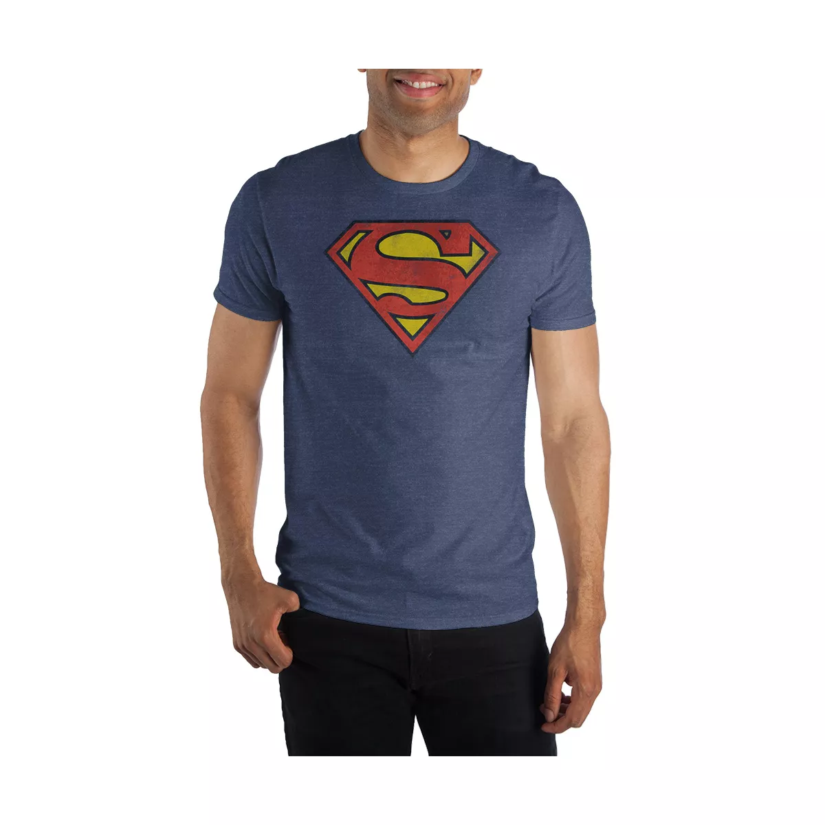 Superman Logo Mens Short Sleeve Tee