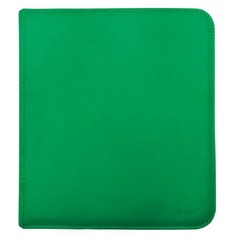 ULTRA PRO: VIVID COLLECTION: 12-POCKET ZIPPERED PRO-BINDER: GREEN
