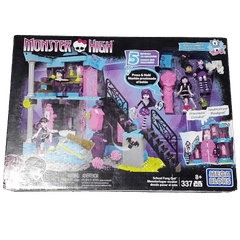 Monster High School Fang Out MEGA Bloks Play Set Draculaura & Headmistress Bloodgood