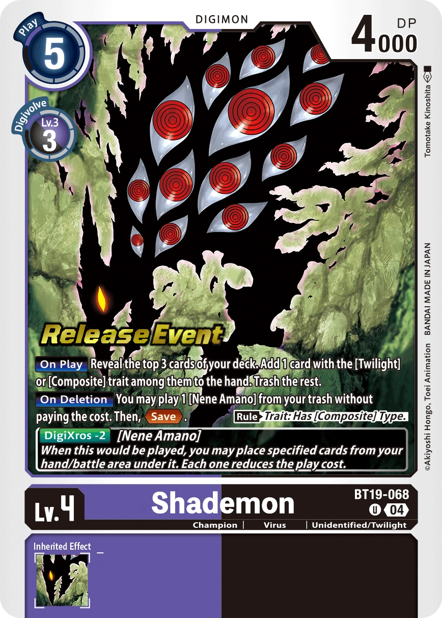 Shademon - BT19-068 - U - Foil - Release Event