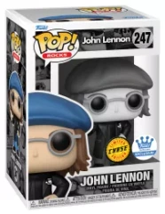 Funko Pop! Rocks CHASE John Lennon #247 B&W Funko Shop Exclusive
