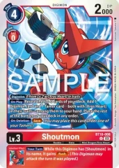 Shoutmon - BT10-008 - U (Winner Pack -Exceed Apocalypse-) - Foil