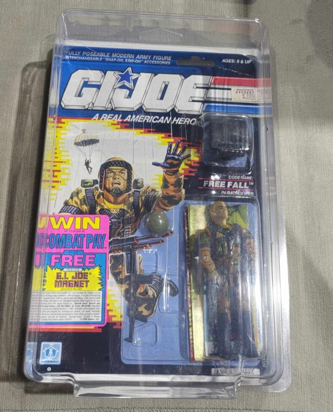 G.I. Joe 1989 Free Fall Paratrooper