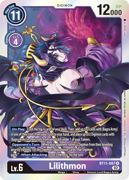 Lilithmon - BT11-087 - R - Foil