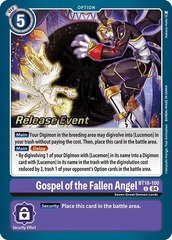 Gospel of the Fallen Angel - BT18-100 - U - Foil - Release Event