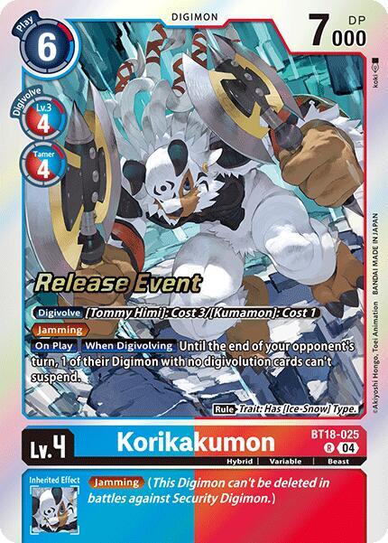 Korikakumon - BT18-025 - R - Foil
