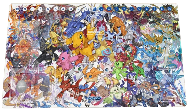 DIGIMON CARD GAME Playmat - Digimon Assemble!