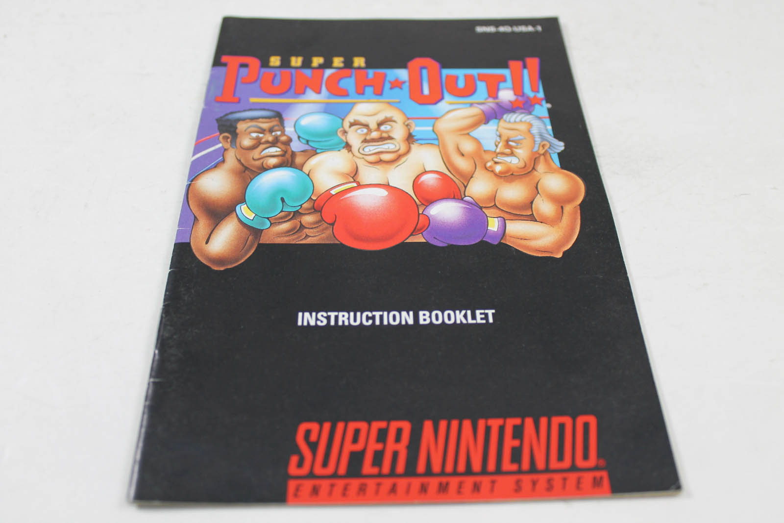 Super Punch Out - Instruction Booklet