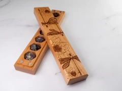 Dragonflies: Engraved Council of 7 Dice Vault
