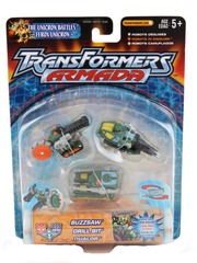 Transformers Mini-Cons Road Wrecker Team - Buzzsaw, Drill Bit, Dualor