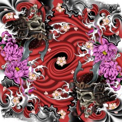 Ophidian Red Warrior 2 Player Cloth Playmat