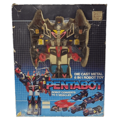 1985 Pentabot Mayko Robot POPY Densetsu Acrobunch Godaikin Gobots Transformers