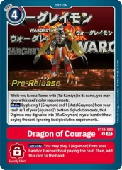 Dragon of Courage - BT14-090 - P (Blast Ace Pre-Release Promo) - Foil