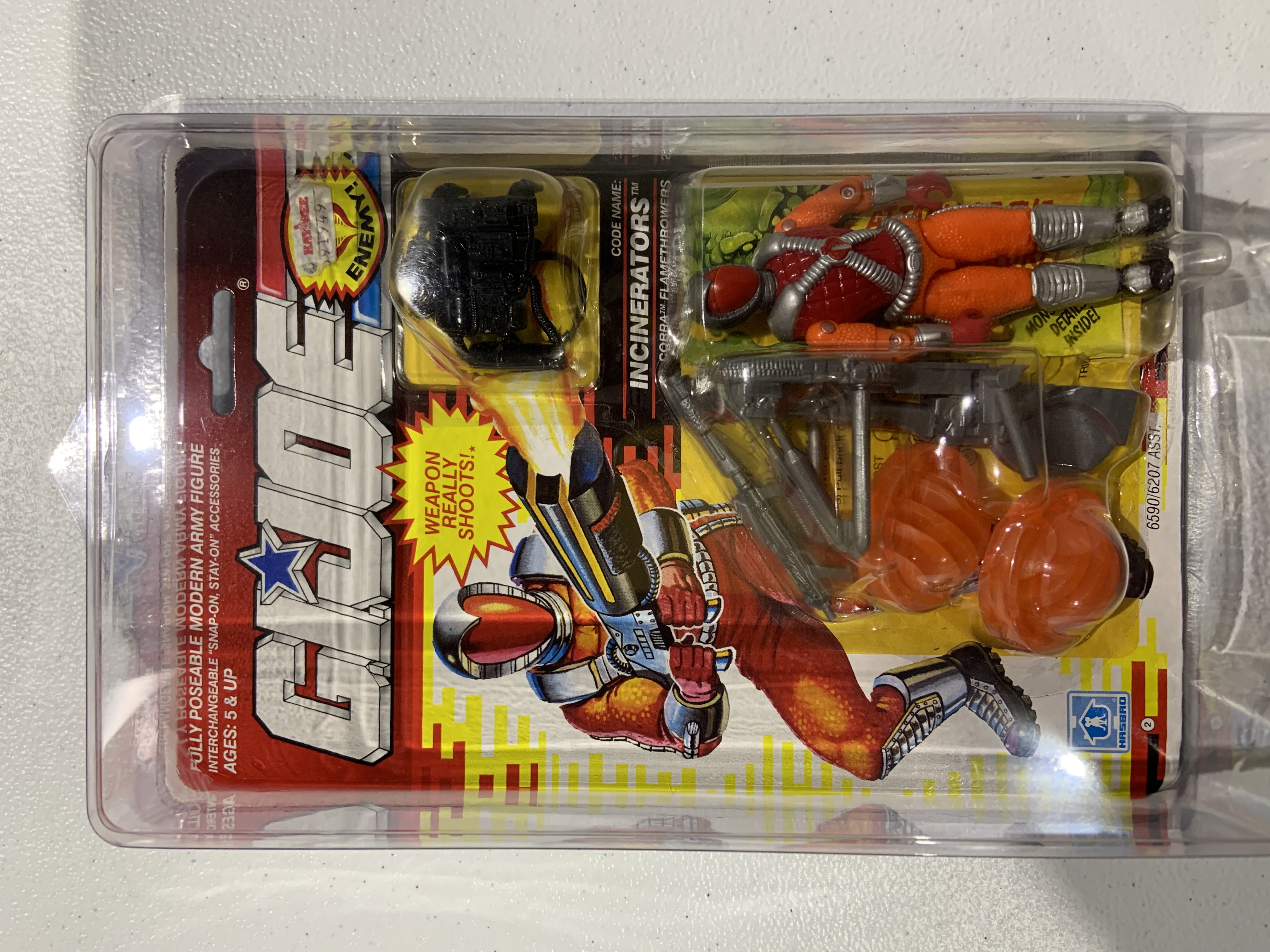 GI Joe 1990 INCINERATORS Cobra Flamethrowers