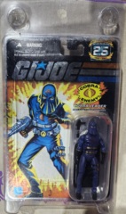 G.I. Joe 25th Anniversary: Hooded Cobra Commander (Cobra Leader) 3.75 Inch Action Figure